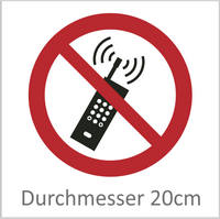 Mobilfunk verboten 20cm
